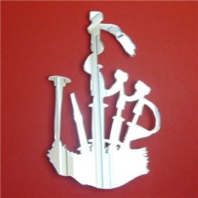 Super Cool Creations Cornemuse Miroir – 12 cm x 9 cm Super Cool Creations Cornemuse Miroir – 12 cm x 9 cm