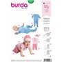 Burda B9423 Patron de Couture Ensemble Bébé 19 x 13 cm