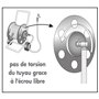 Boutté 2103698 RTC15 Raccord tournant dévidoir coudé femelle 15x21 tuyau ø15/19 Or