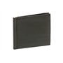 LEAS Portefeuille avec clip pour billets Pinces à billets Money Clip avec compartiment pour la monnaie aligner, cuir véritable,
