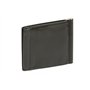 LEAS Portefeuille avec clip pour billets Pinces à billets Money Clip avec compartiment pour la monnaie aligner, cuir véritable,