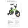 PROMETHEUS BICYCLES Velo Enfant 3 Ans Garcon vélo Fille 12 Pouces a Roulette pour 3 a 5 Ans - BMX en Vert