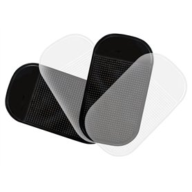 4 x Lilware Antislip Gluant Tapis Antidérapant Collant pour Tableau de Bord de Voiture ou Toute autre Surface. 2 x Noir et 2 x T 4 x Lilware Antislip Gluant Tapis Antidérapant Collant pour Tableau de Bord de Voiture ou Toute autre Surface. 2 x Noir et 2 x T