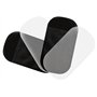 4 x Lilware Antislip Gluant Tapis Antidérapant Collant pour Tableau de Bord de Voiture ou Toute autre Surface. 2 x Noir et 2 x T
