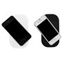 4 x Lilware Antislip Gluant Tapis Antidérapant Collant pour Tableau de Bord de Voiture ou Toute autre Surface. 2 x Noir et 2 x T