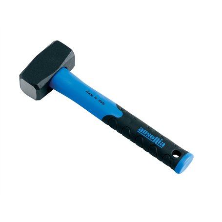 Ausonia - 45190 Maillet de macon Marteau de maçon 800 grammes avec manche fibra 28 cm
