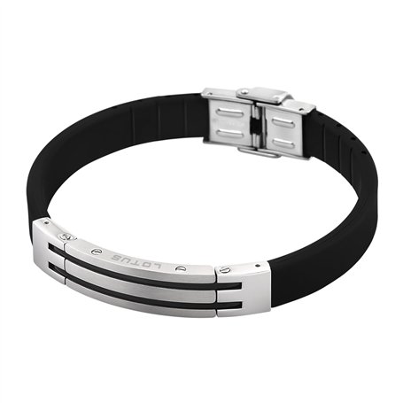 LOTUS STYLE Bracelet LS1521-2/2 Men In Black Acier inoxydable 189.00 mm Homme