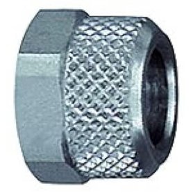 RIEGLER 110642-16.008-6 Écrou de raccordement, M8 x 0,5, pour tuyau 6/4 mm, SW 9, MS vern, 1 pièce RIEGLER 110642-16.008-6 Écrou de raccordement
