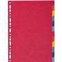Exacompta 1412E Intercalaire A4 Carte Lustree 12 Positions - lot de 2