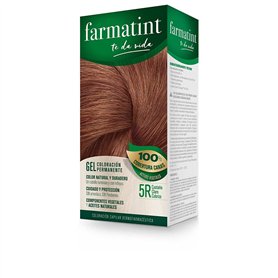 Farmatint 5R Castaño Claro Cobrizo. Tinte permanente. Cabello natural y color duradero. Sin amoníaco ni parabenes ni parafinas n Farmatint 5R Castaño Claro Cobrizo. Tinte permanente. Cabello natural y color duradero. Sin amoníaco ni parabenes ni parafinas n