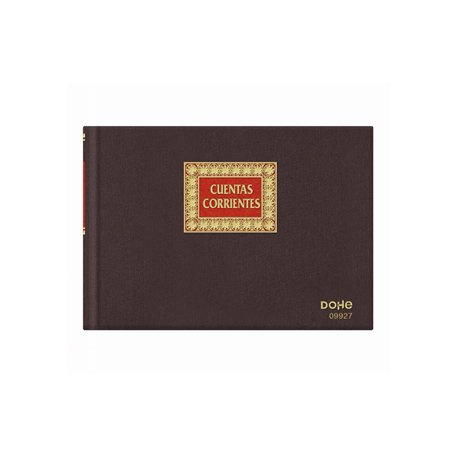 Livre de comptes DOHE 09927 quarto Bordeaux 100 Volets