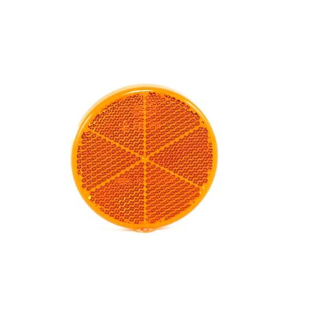HELLA 8RA 002 014-301 Réflecteur - Couleur du voyant: jaune - collé