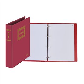 Livre d'actes DOHE Bordeaux A4 100 Volets 4 Anneaux (25 mm)