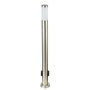 Lampadaire élégant 2 prises luminaire inox IP44 éclairage jardin terrasse éxtérieur