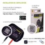 intAct Battery-Guard, contrôleur de Batterie pour la Surveillance Bluetooth des Batteries au Plomb et au Lithium 12V, avec Affic