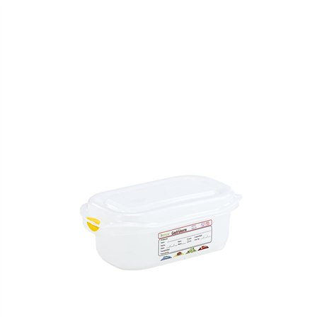Genware 12340 GN Lot de 6 boîtes de conservation 1/9 65 mm de profondeur 0
