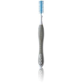 GUM TRAV-LER Lot de 3 paquets de 6 brossettes interdentaires ISO 6 Gris 2,0 mm Total 18 pièces GUM TRAV-LER Lot de 3 paquets de 6 brossettes interdentaires ISO 6 Gris 2
