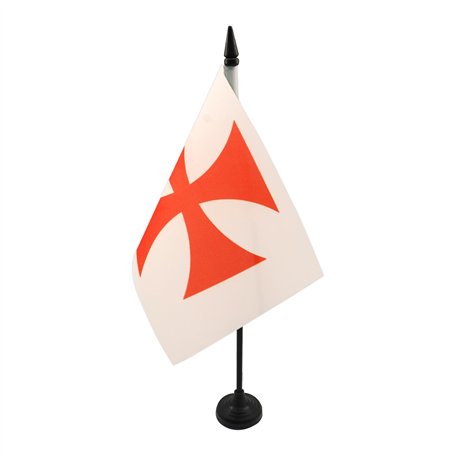 AZ FLAG - Drapeau De Table 21x14 cm - Petit Drapeau De Bureau 100% Polyester Avec Hampe De 25cm Et Socle En Plastique Noir