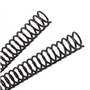 DHP Lot de 100 spirales pour reliure Noir A4 Métal Ø 12 mm
