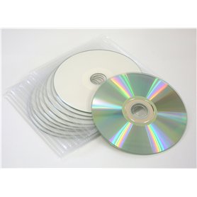 Traxdata Ritek Lot de 10 CD intégraux imprimables à jet d'encre dans des pochettes en plastique haute qualité Vitesse 52x Traxdata Ritek Lot de 10 CD intégraux imprimables à jet d'encre dans des pochettes en plastique haute qualité Vitesse 52x