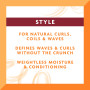 Cantu - Mousse Coiffante Wave Whip - Définition des Boucles Naturelles - Anti-Frisottis et Nourrissant - Sans Sulfates, Silicone
