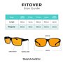 Swanwick Sleep UK - Lunettes anti-lumière bleue - Lunettes pour activité numérique (smartphone, ordinateur, jeux vidéos) - Pour