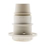 Zenitech - Douille Thermoplastique E14 avec Bague Simple - Finition Lisse Blanc - Tension Max 250V - Intensité Max 2A - Idéal po