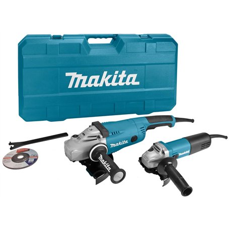 Lot de 2 meuleuses filaires GA9020 et 9558HNRG - MAKITA DK0053G