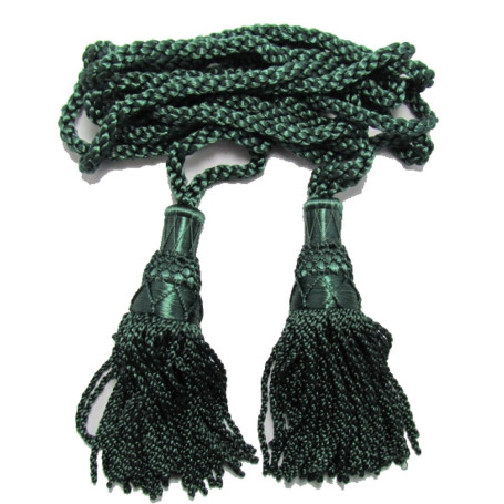 Cornemuse en soie Highland vert foncé militaire et cérémonie R1201