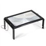 Honfitat Led A4 Page Grandes Mains Libres Loupe 3 X Loupe Lecture & Cordon