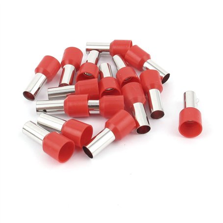 sourcingmap 15pcs 16mm2 Bornes à sertir pré-isolées rouge Embout de Câble Embout de Câblage Cosse électrique Fil Sertissage Conn