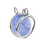 Quiges Plaqué Argent Acier Inoxydable Interchangeable Coin Medaillon Pendentif 25mm Petit