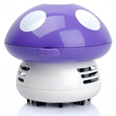 Gearmax® Mignon Mini Champignon Bureau Table poussière Aspirateur à Main Sweeper - Champignon Super Mario