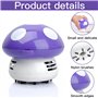 Gearmax® Mignon Mini Champignon Bureau Table poussière Aspirateur à Main Sweeper - Champignon Super Mario