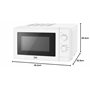BEKO MGC 20100 W Autonome 20 L Blanc Micro-ondes