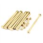 sourcing map 10Pcs Vis Reliure M5x80mm Laitonné Vis Posts Rivet Reliure pour Album Menu