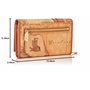 Alviero Martini 1a classe W0256000, Portefeuilles femme, Multicolore (Naturale), 2.5x10.5x15.5 cm (W x H L)