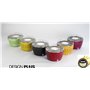 LotusGrill Kit de Démarrage 1x LotusGrill Inox 1x Charbon de bois de hêtre 1kg,1x Pâte brûlante 200ml,1x Pinces à saucisses Roug