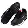 PADGENE Femme Baskets Mode Chaussures Sport Course Sneakers Fitness Gym athlétique Multisports Outdoor Casual,Noir,38 EU
