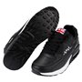 PADGENE Femme Baskets Mode Chaussures Sport Course Sneakers Fitness Gym athlétique Multisports Outdoor Casual,Noir,39 EU