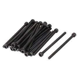 sourcing map 25pcs M3 x 50 mm Vis à Tête Cylindrique à Six Pans Creux Tête Hexagonale Boulon Filetage complet Noir sourcing map 25pcs M3 x 50 mm Vis à Tête Cylindrique à Six Pans Creux Tête Hexagonale Boulon Filetage complet Noir