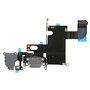 Pièce détachée compatible Apple - Nappe écouteurs (jack) / connecteur charge (dock) et micro pour iPhone 6 gris sidéral