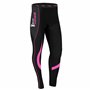 Brisk Bike Pantalon Cycliste Femme Hiver - Pantalons de Cycliste Femme Rembourré Pantalon Cycliste Femme Long (Pink/Black, L)