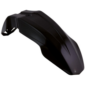 IUSOT Racetech Garde-boue avant universel Motocyclette Acier inoxydable Noir front IUSOT Racetech Garde-boue avant universel Motocyclette Acier inoxydable Noir front