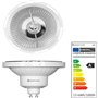 Ampoule LED Lynk Beneito FAURE AR111 13 W GU10 220 V 45o Intensité variable 4000 K Lumière froide Nouveauté 2016