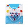 FLYPOP'S - Set De 10 Bagues - Accessoires de Déguisement - 011651LIN - Multicolore - Plastique - Bijoux - Jouet Enfant - Carnava