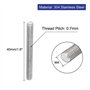sourcing map Tige Filetée M4x40mm Acier inoxydable 304 entièrement filetée tige goujons 20pcs