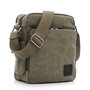 Outreo Sac bandoulière Homme Sac Besace Vintage Petit Porté épaule Sac en Toile Sacoche de Voyage pour école Université Cours Tr