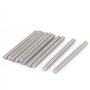 sourcing map Tige Filetée M6x70mm Acier Inoxydable 304 tige filetée mâle ton argent 10pcs