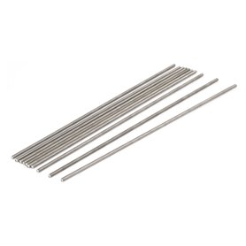 sourcing map Tige Filetée M3x190mm 0,5mm pas acier inoxydable 304 entièrement filetée ton argent 10pcs sourcing map Tige Filetée M3x190mm 0